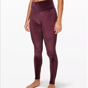 Lululemon Wunder Lounge High-Rise Velvet